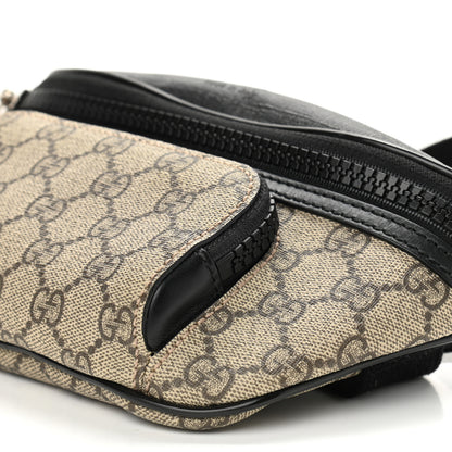 Gucci GG Supreme Monogram Belt Bag Black 10 of 11