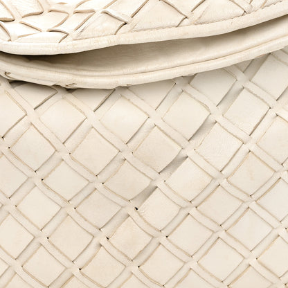 Chanel Lambskin Woven Medium Ultimate Soft Sombrero Hobo White 8 of 13