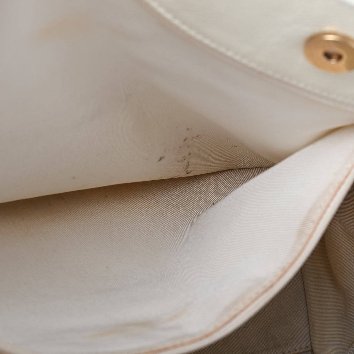 Calfskin Cerf Executive Shopper Tote White
