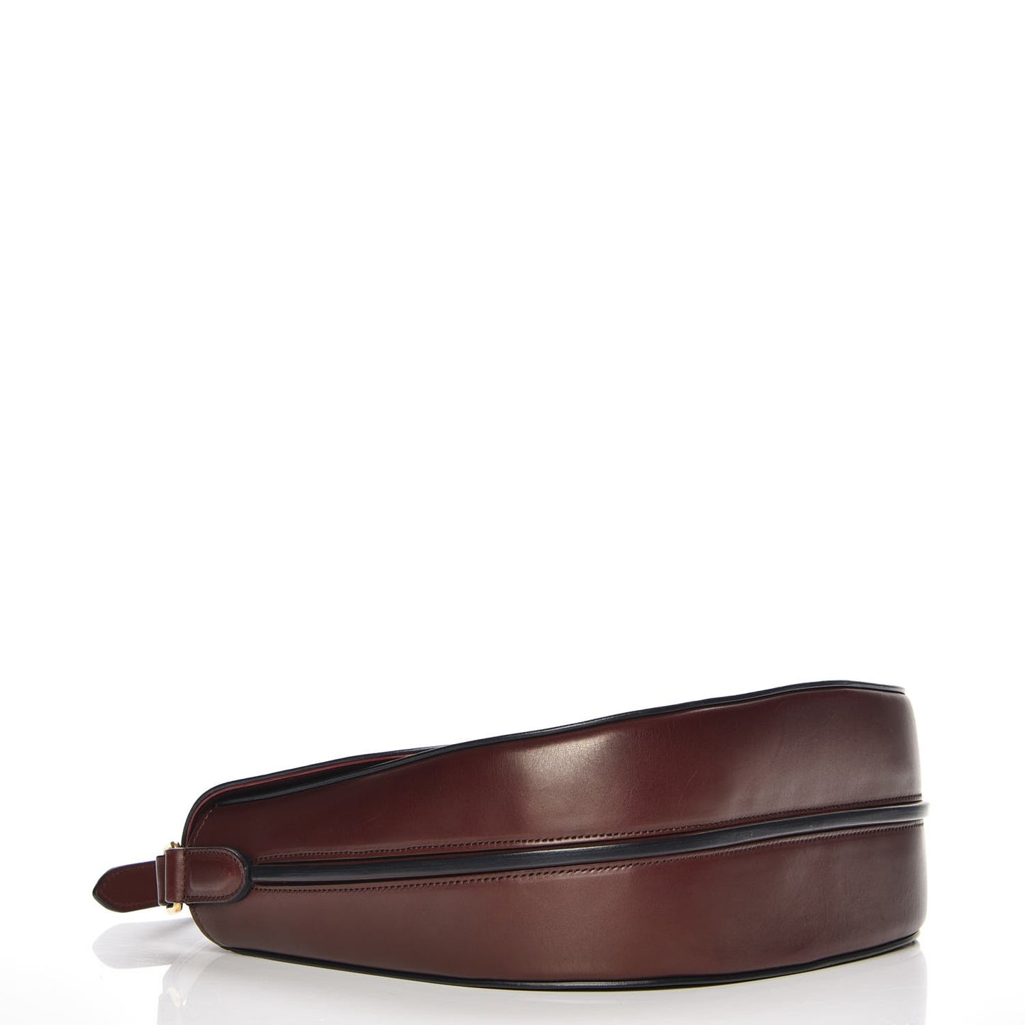 Natural Calfskin Medium Trotteur Burgundy