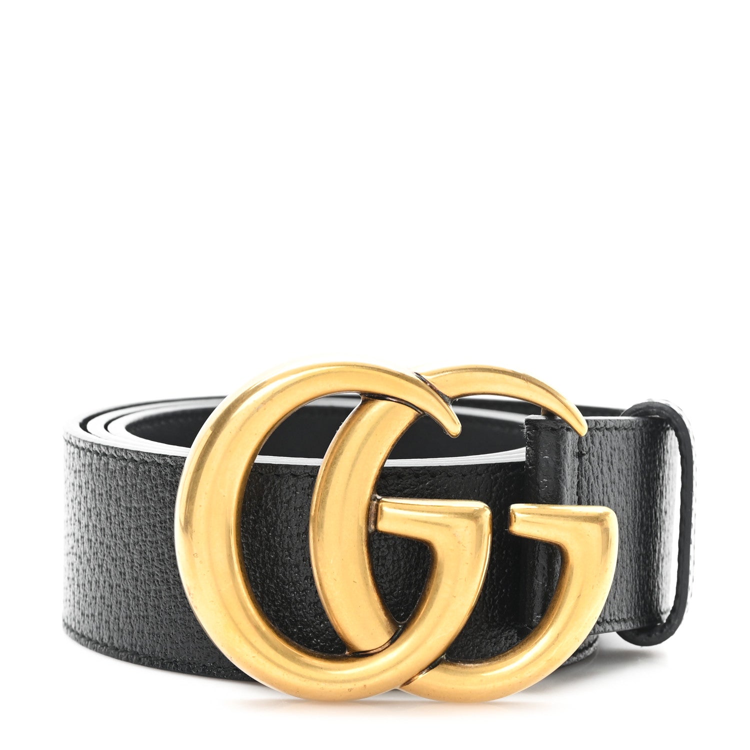 Gucci Calfskin Double G 40mm Belt 85 34 Black 1 of 6