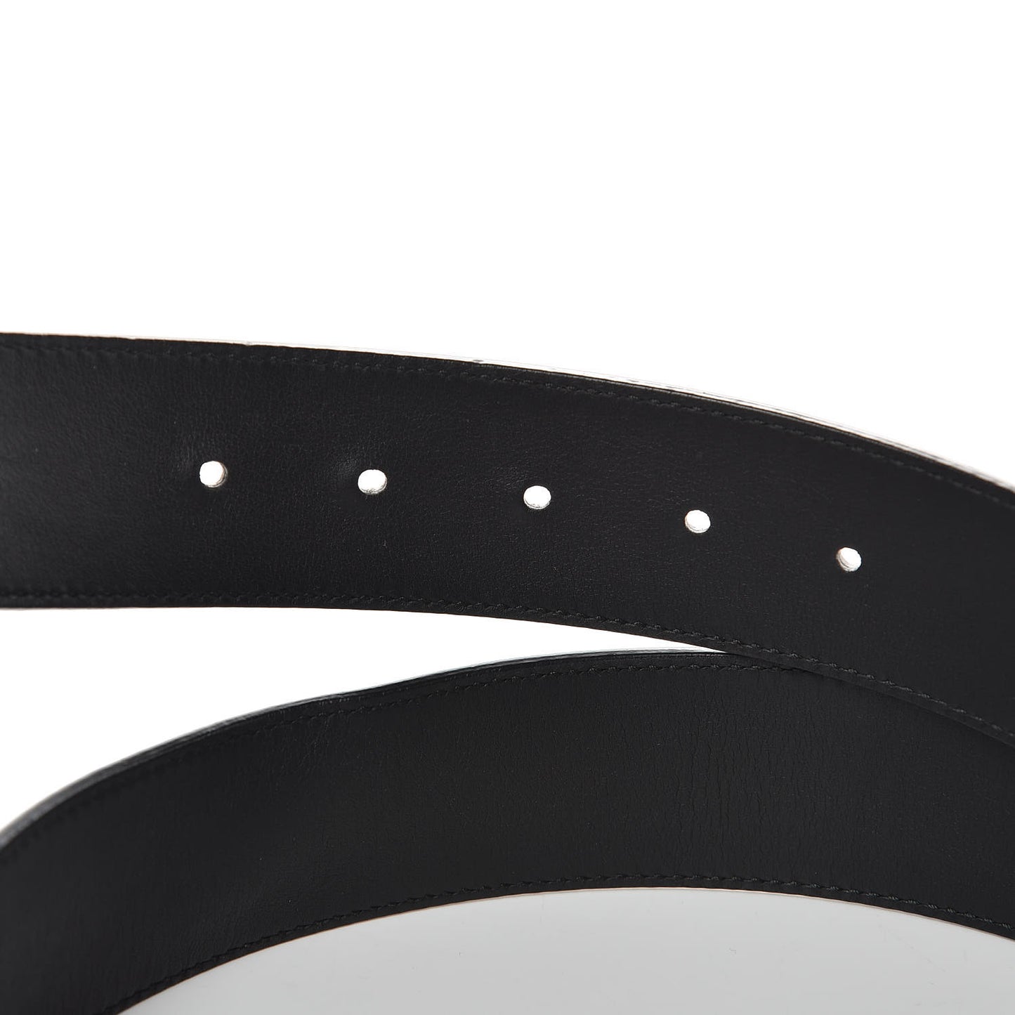 Textured Calfskin Double G 40mm Belt 110 44 Black
