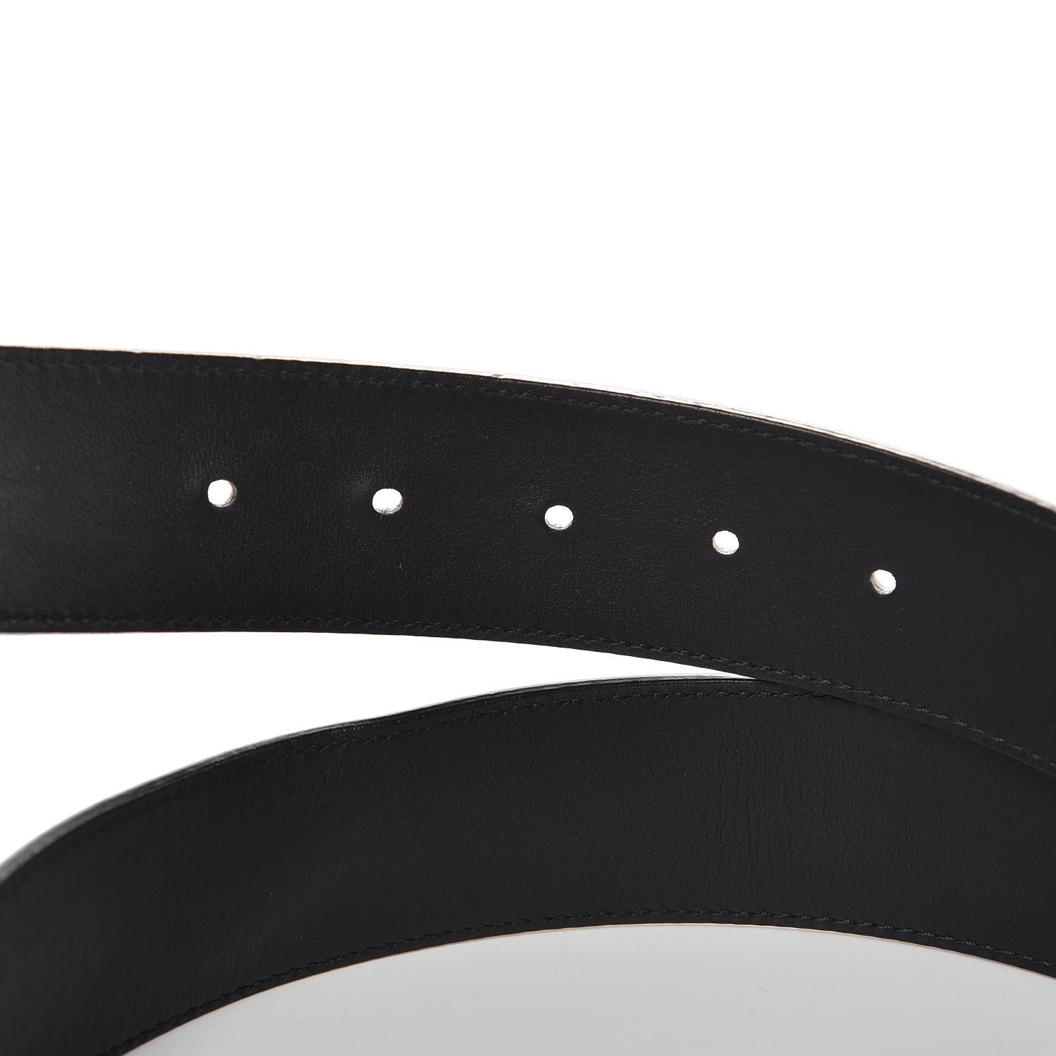 Gucci Textured Calfskin Double G 40mm Belt 110 44 Black 4 of 8