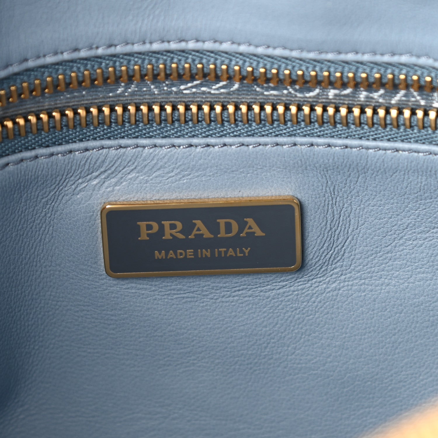 Prada X JAMES JEAN Glace Calfskin Rabbit Print Bauletto Opaline 6 of 9