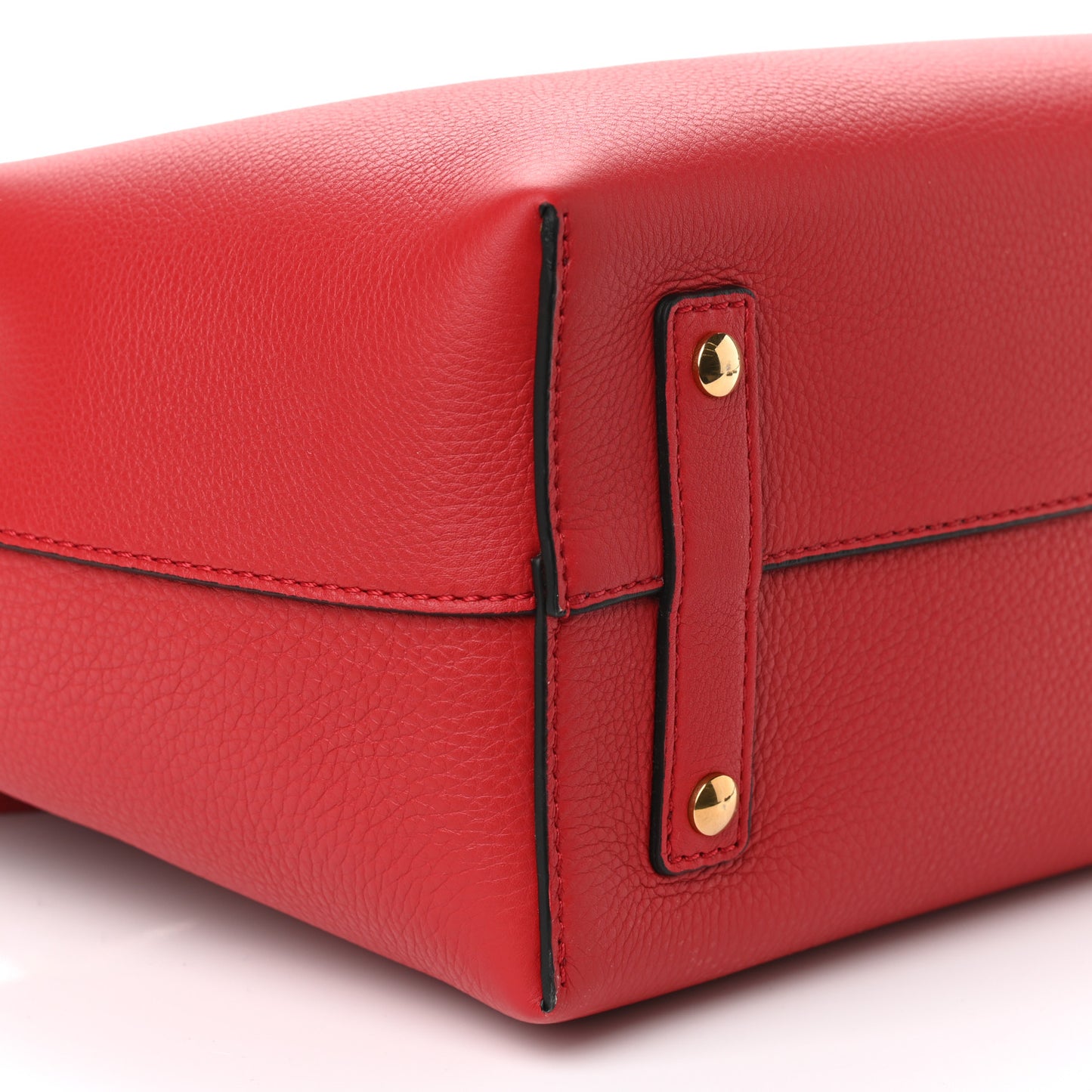 Soft Grain Calfskin Small Belt Bag Bright Military Red