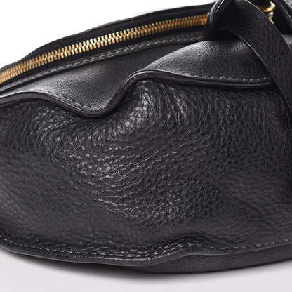 Chloe Calfskin Medium Marcie Round Zip Crossbody Bag Black 8 of 14