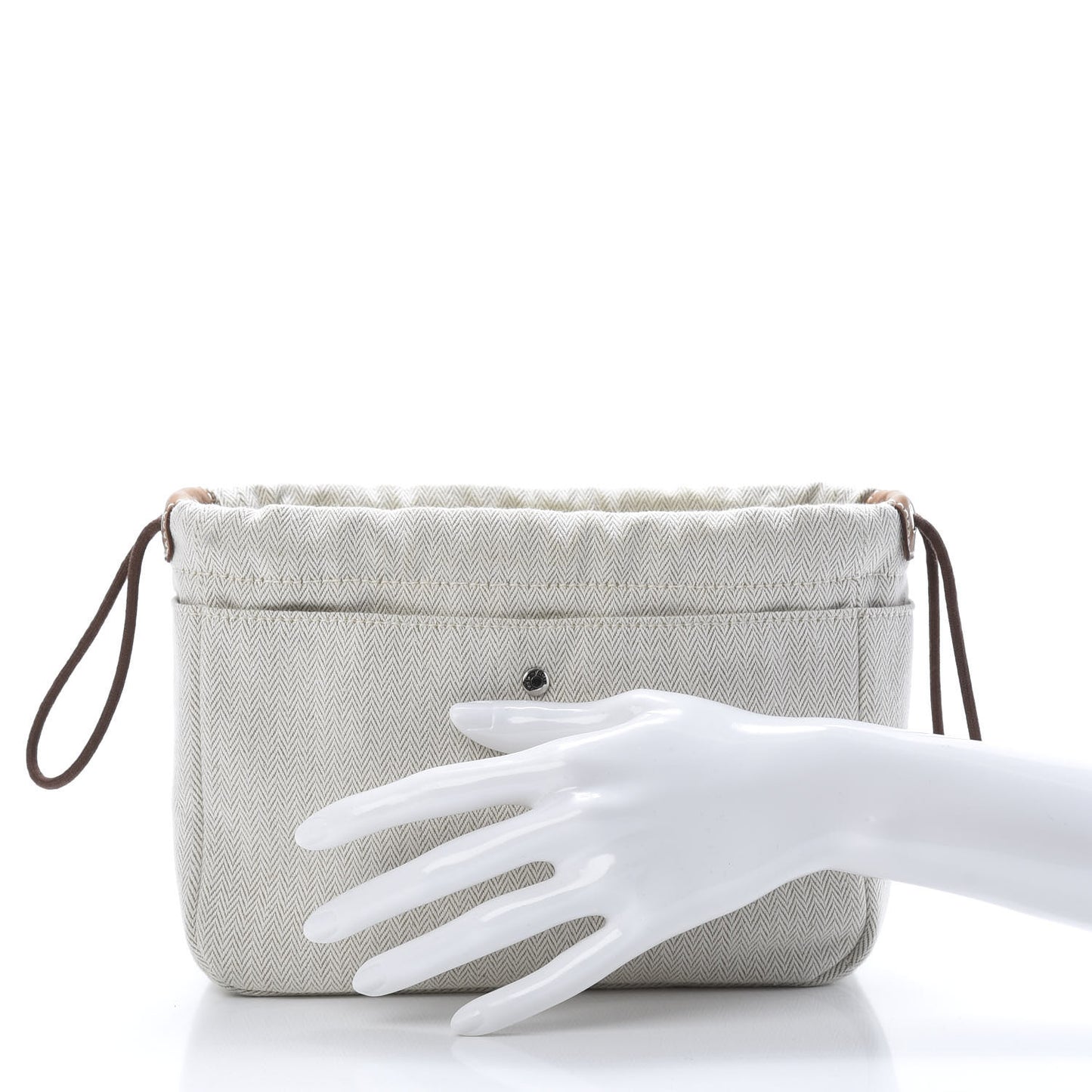 Canvas Barenia Fourbi 20 PM Pouch Naturel Fauve