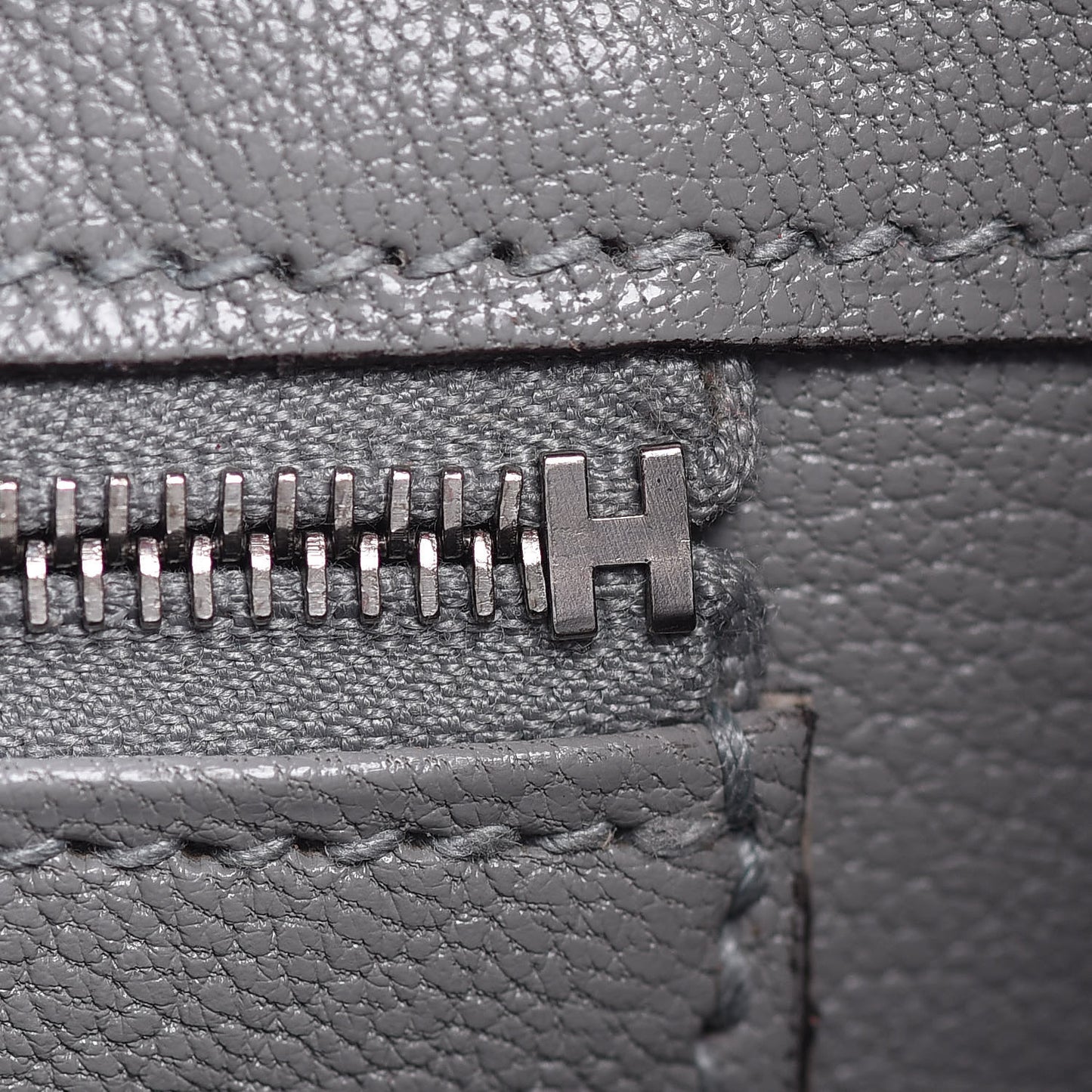 Epsom Horseshoe Birkin 30 Rouge Casaque Gris Mouette