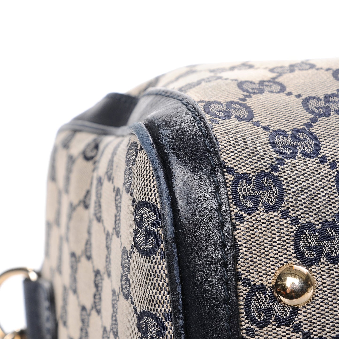 Monogram Vintage Web Medium Boston Navy Navy