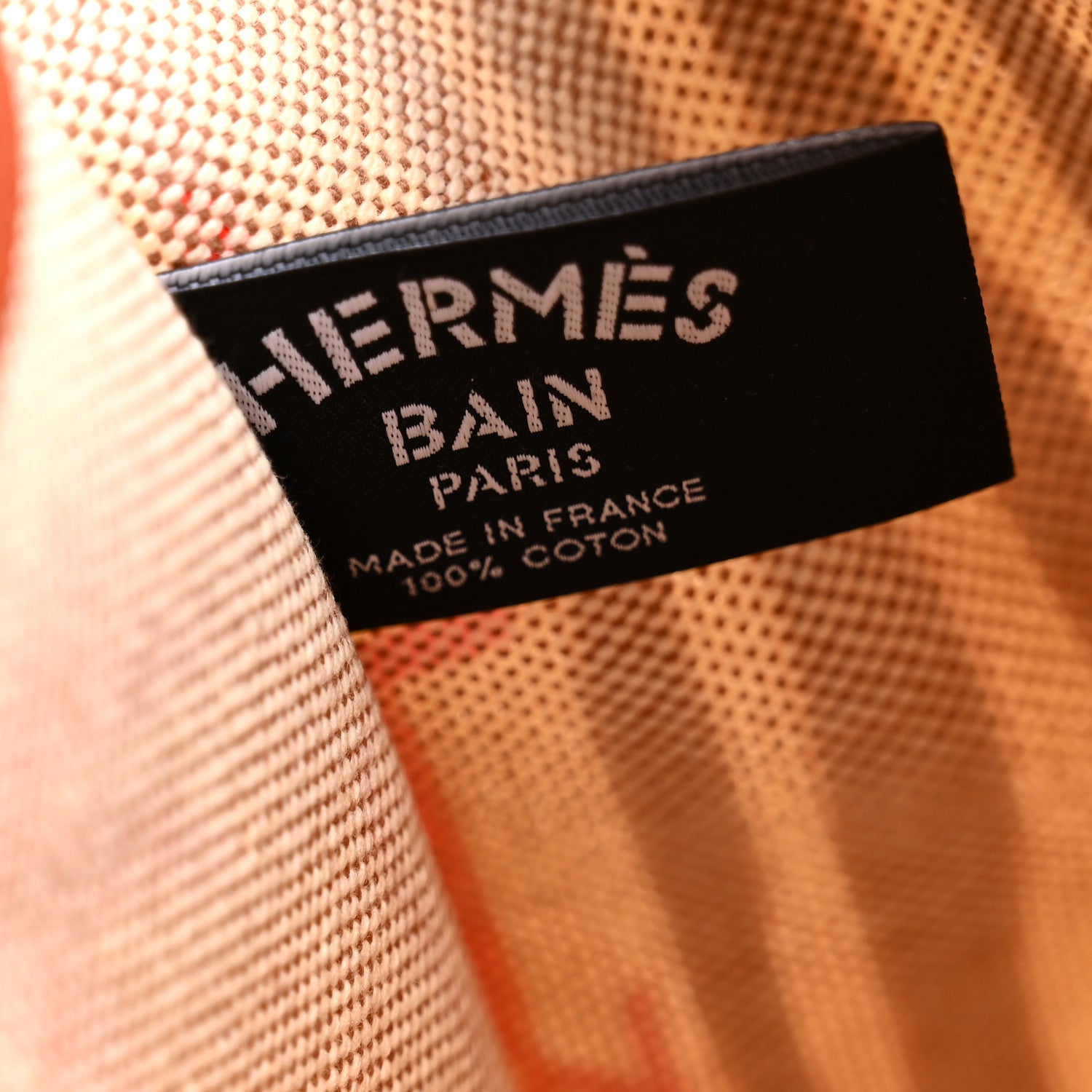 Hermes H Canvas Le Bel Oasis Case Marine Terracotta 6 of 7