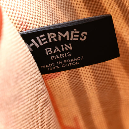 Hermes H Canvas Le Bel Oasis Case Marine Terracotta 6 of 7