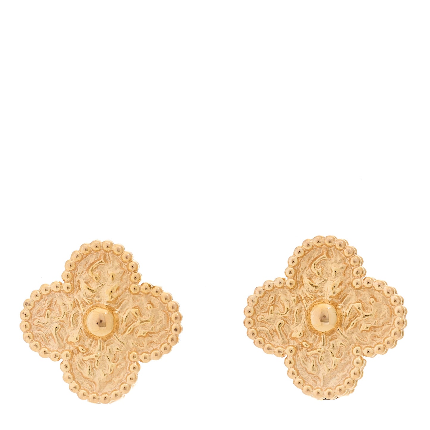 18K Rose Gold Vintage Alhambra Earrings