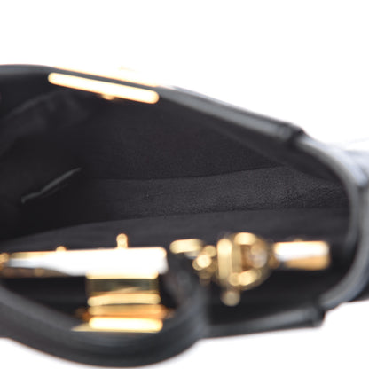 Fendi Nappa Micro Peekaboo Iconic Satchel Black 6 of 10
