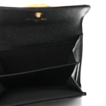 Chanel Caviar Quilted Boy Flap Card Holder Wallet Black 5 of 8