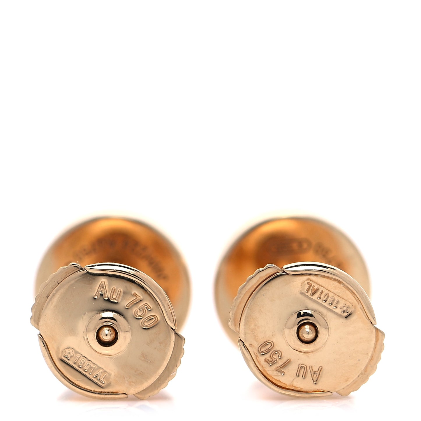 18K Yellow Gold LOVE Earrings