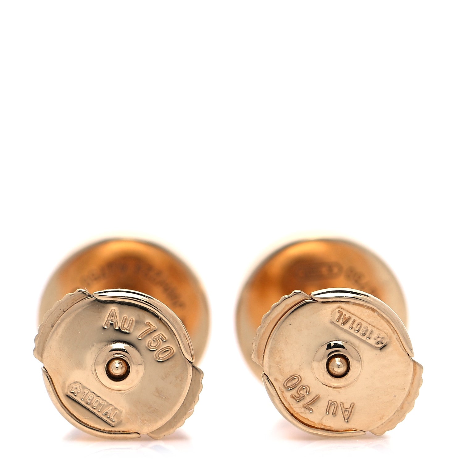 Cartier 18K Yellow Gold LOVE Earrings 4 of 5