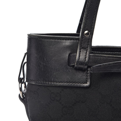 Gucci Monogram Small Bucket Tote Black 10 of 23