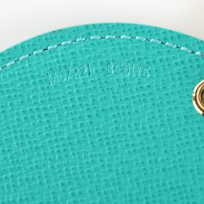 Louis Vuitton Monogram Illustre V Bag Charm Key Ring Turquoise 6 of 6