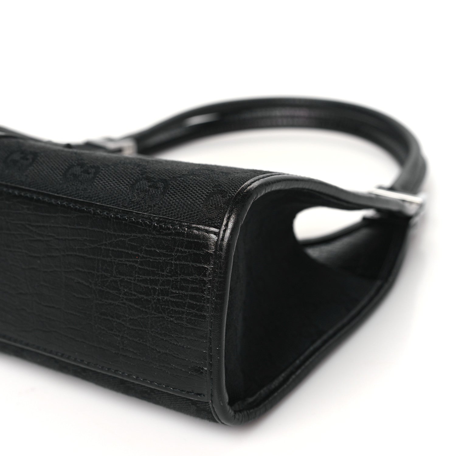 Gucci Monogram Small Bardot Black 10 of 11