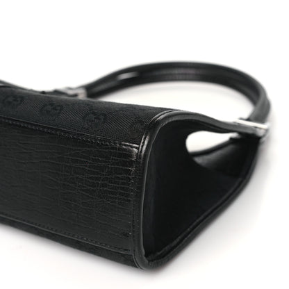 Gucci Monogram Small Bardot Black 10 of 11