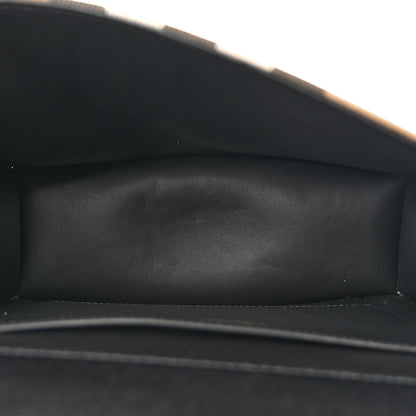 Burberry Derby Calfskin House Check Mackford Crossbody Bag Black 5 of 10