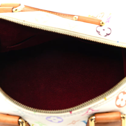 Louis Vuitton Monogram Multicolor Speedy 30 White 5 of 17