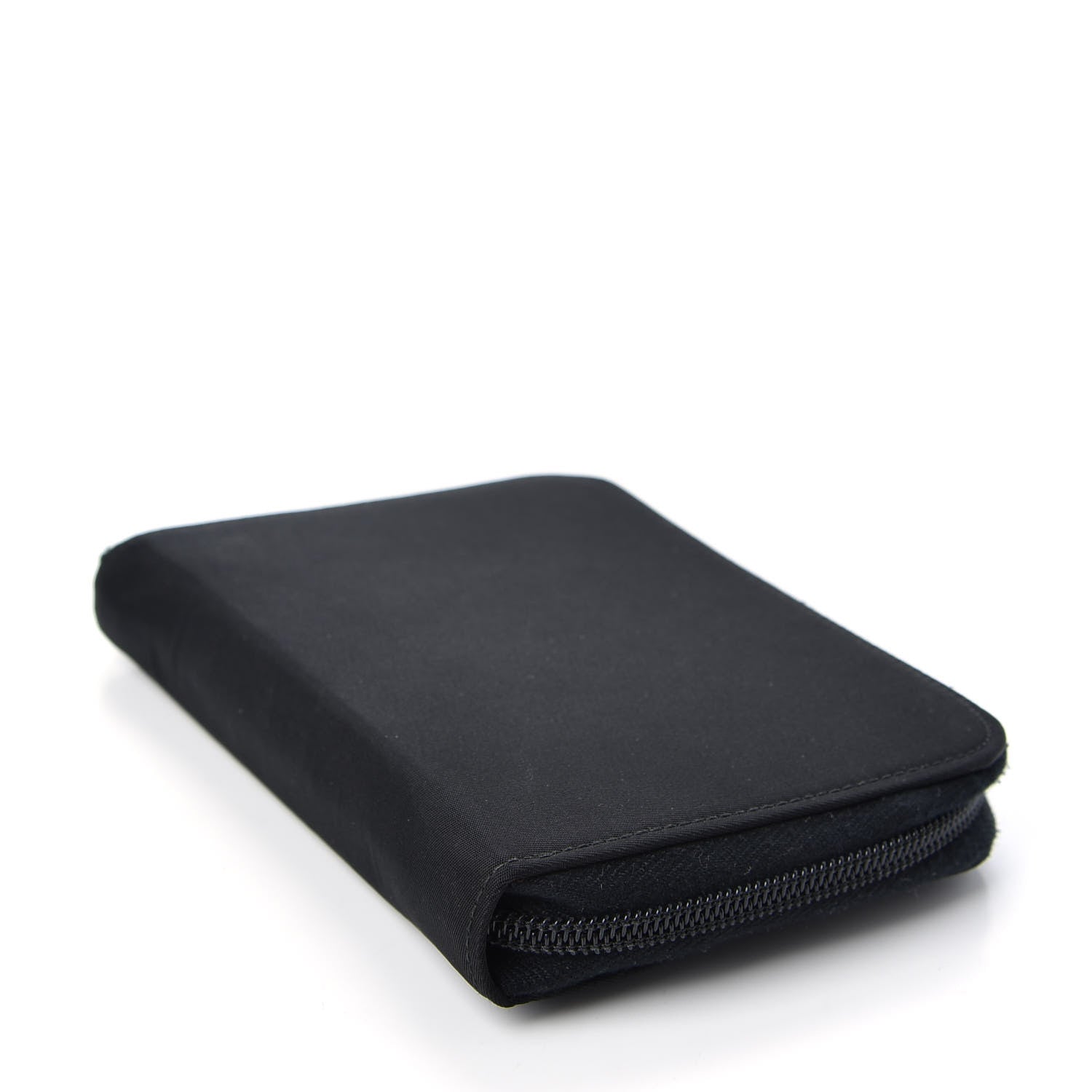 Prada Tessuto Nylon Zip Around Agenda Holder Black 4 of 9