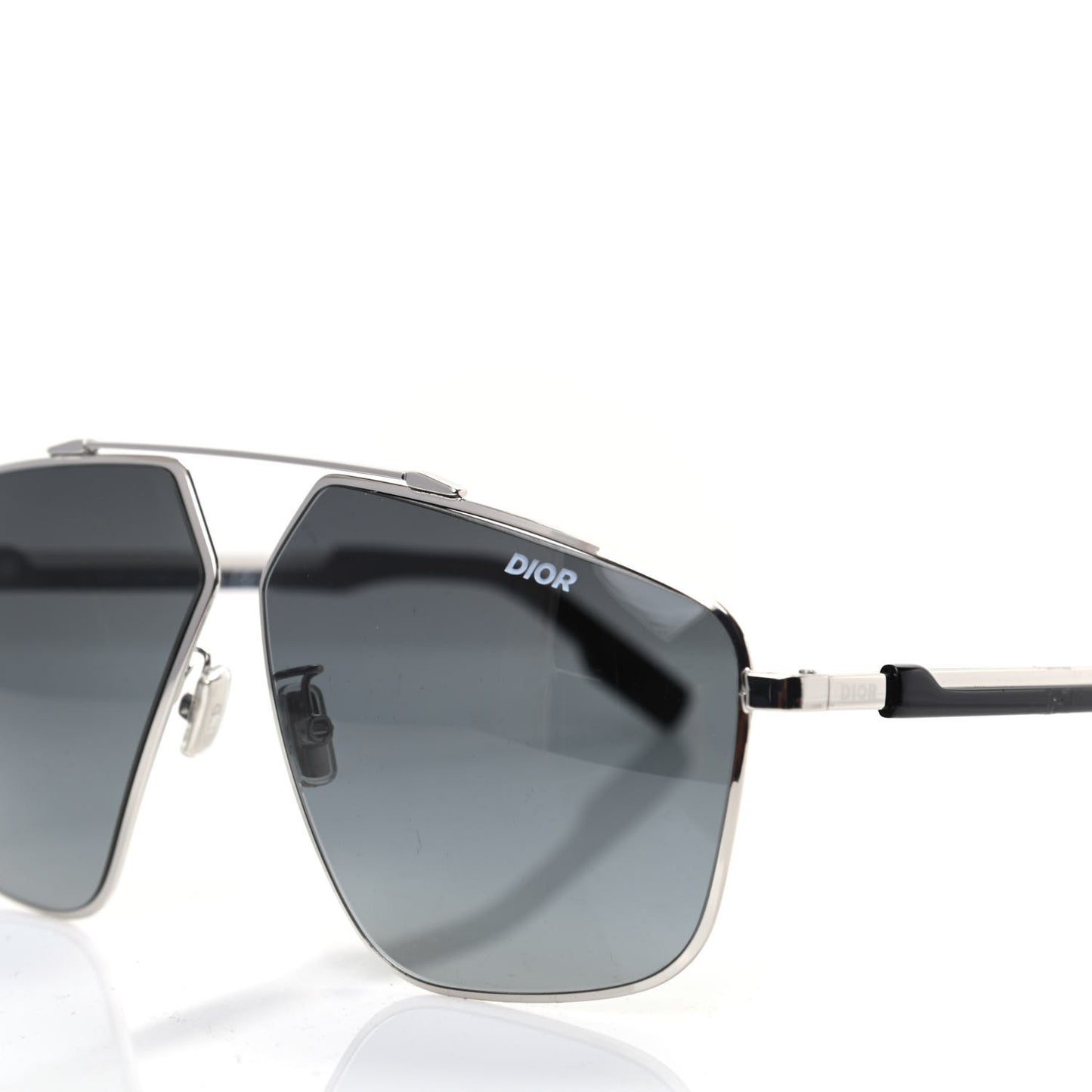 HOMME Metal Diorstreet1 Sunglasses Silver Black