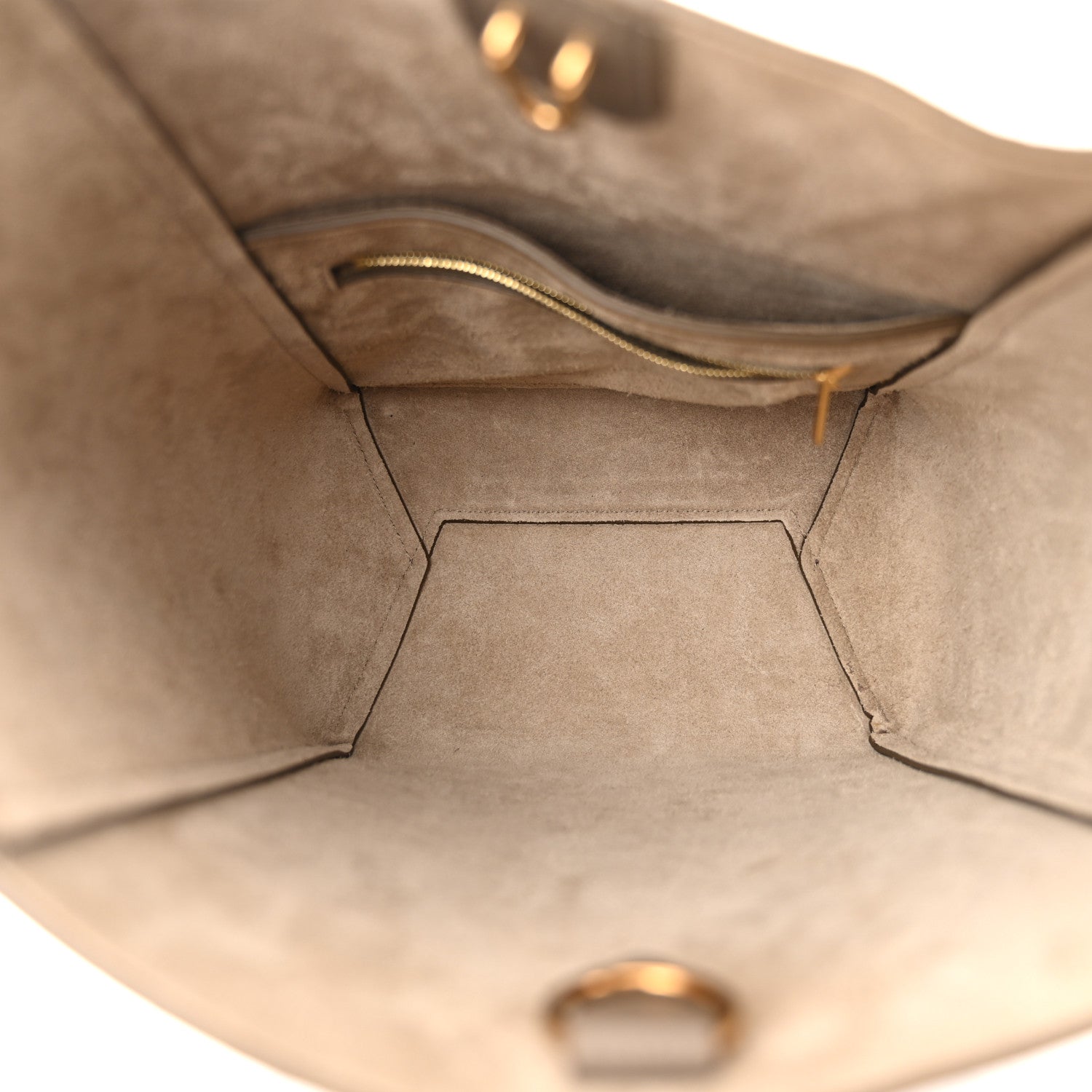 Celine Soft Grained Calfskin Small Sangle Bucket Bag Taupe 5 of 10