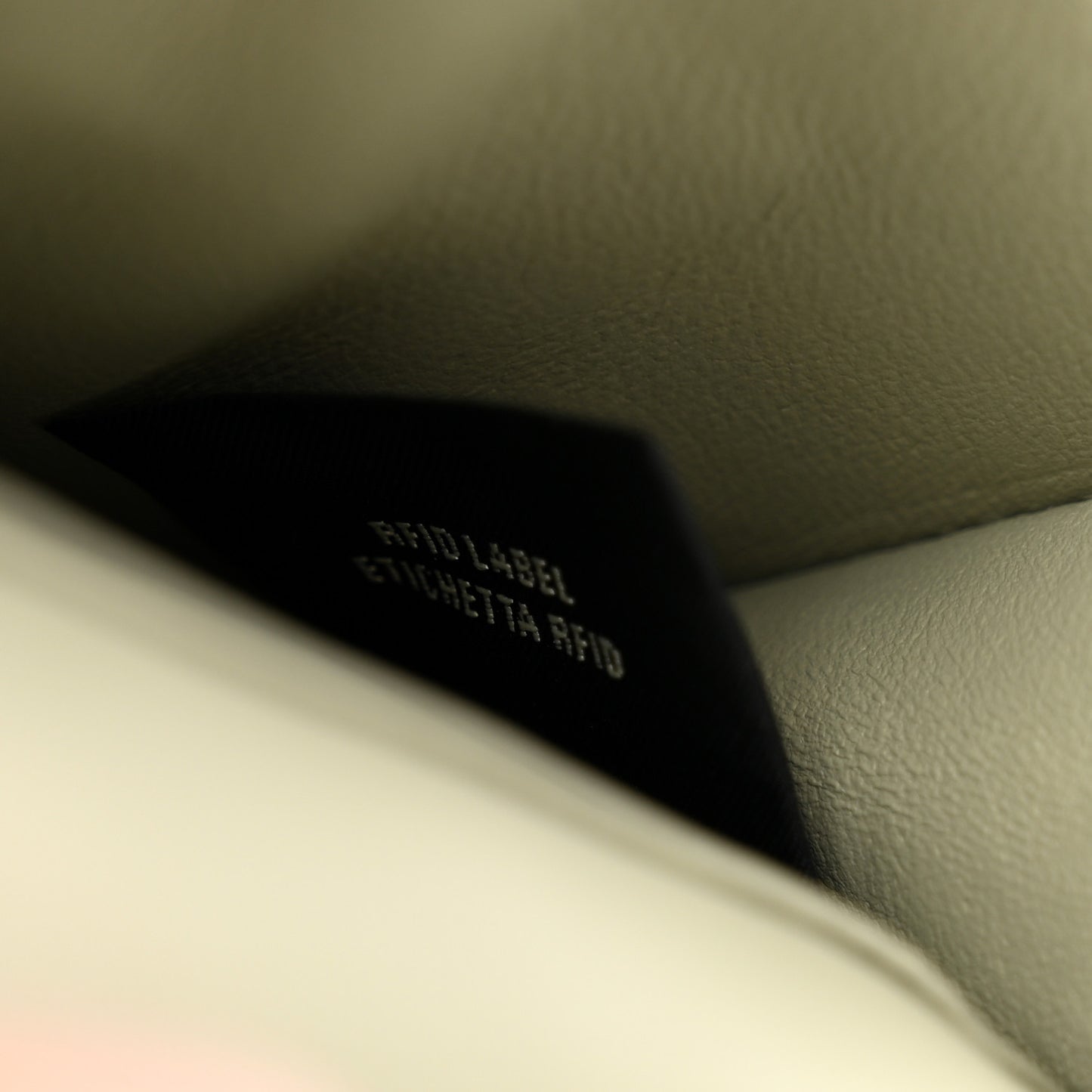 Elaphe Vitello Grace Python Print Micro Trifold Wallet Green Tea