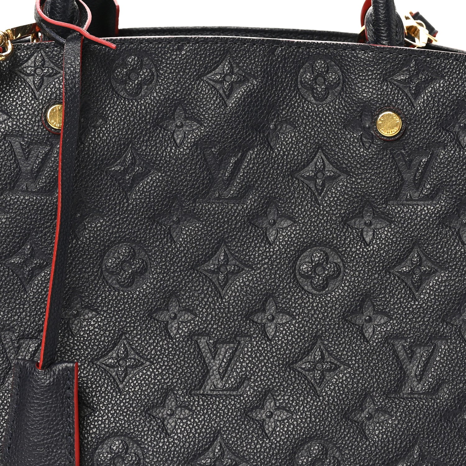 Louis Vuitton Empreinte Montaigne MM Marine Rouge 7 of 9