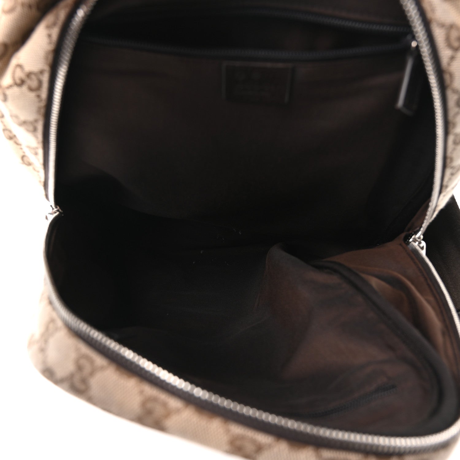 Gucci Monogram Travel Backpack Dark Brown 5 of 10