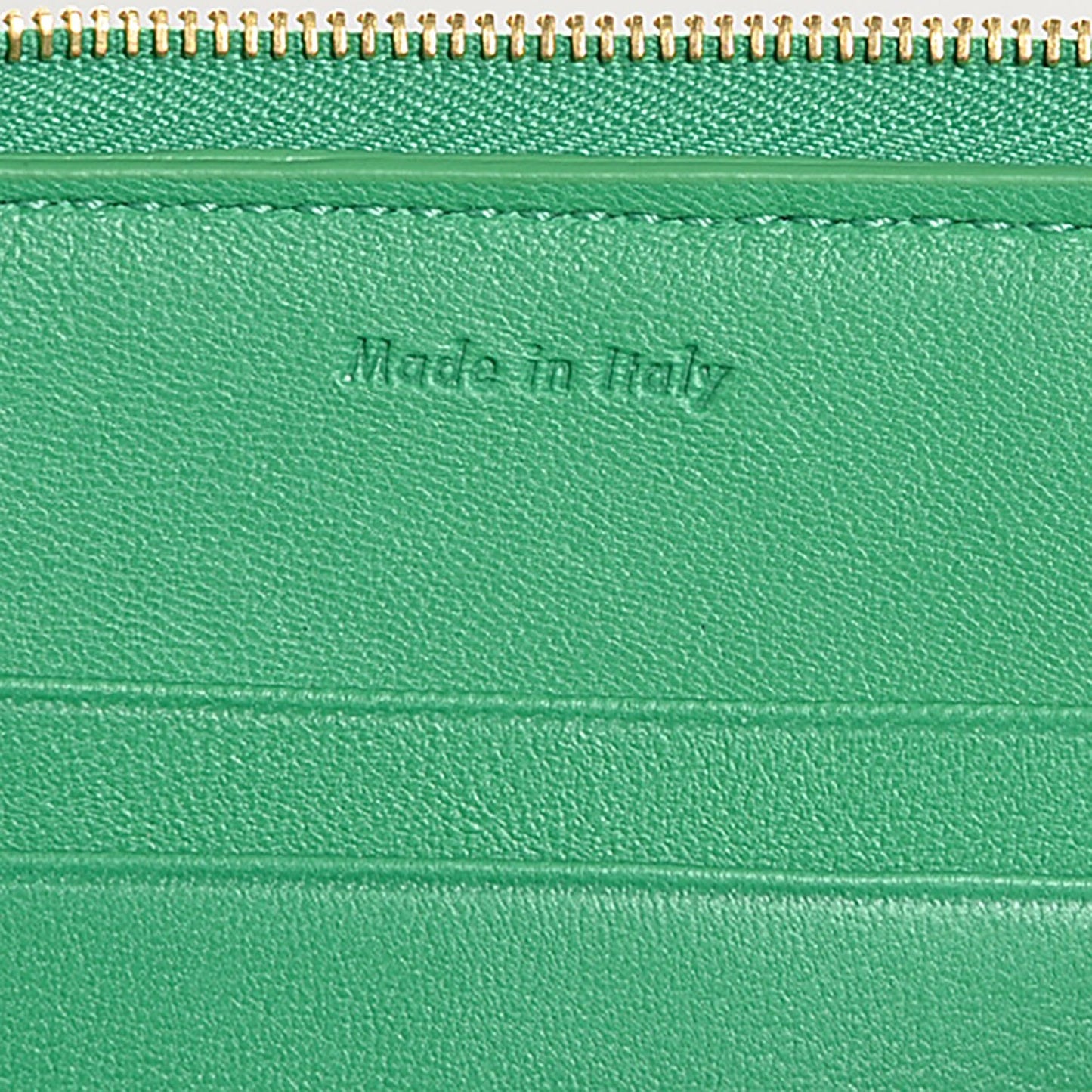Lambskin Bi-Color Solo Clutch Pouch Palm