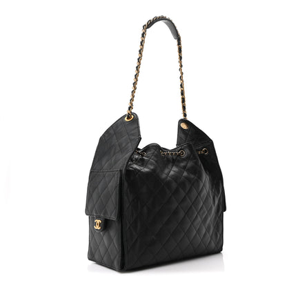 Chanel Caviar Quilted Medium Chanel 25 Handbag Black 4 of 11
