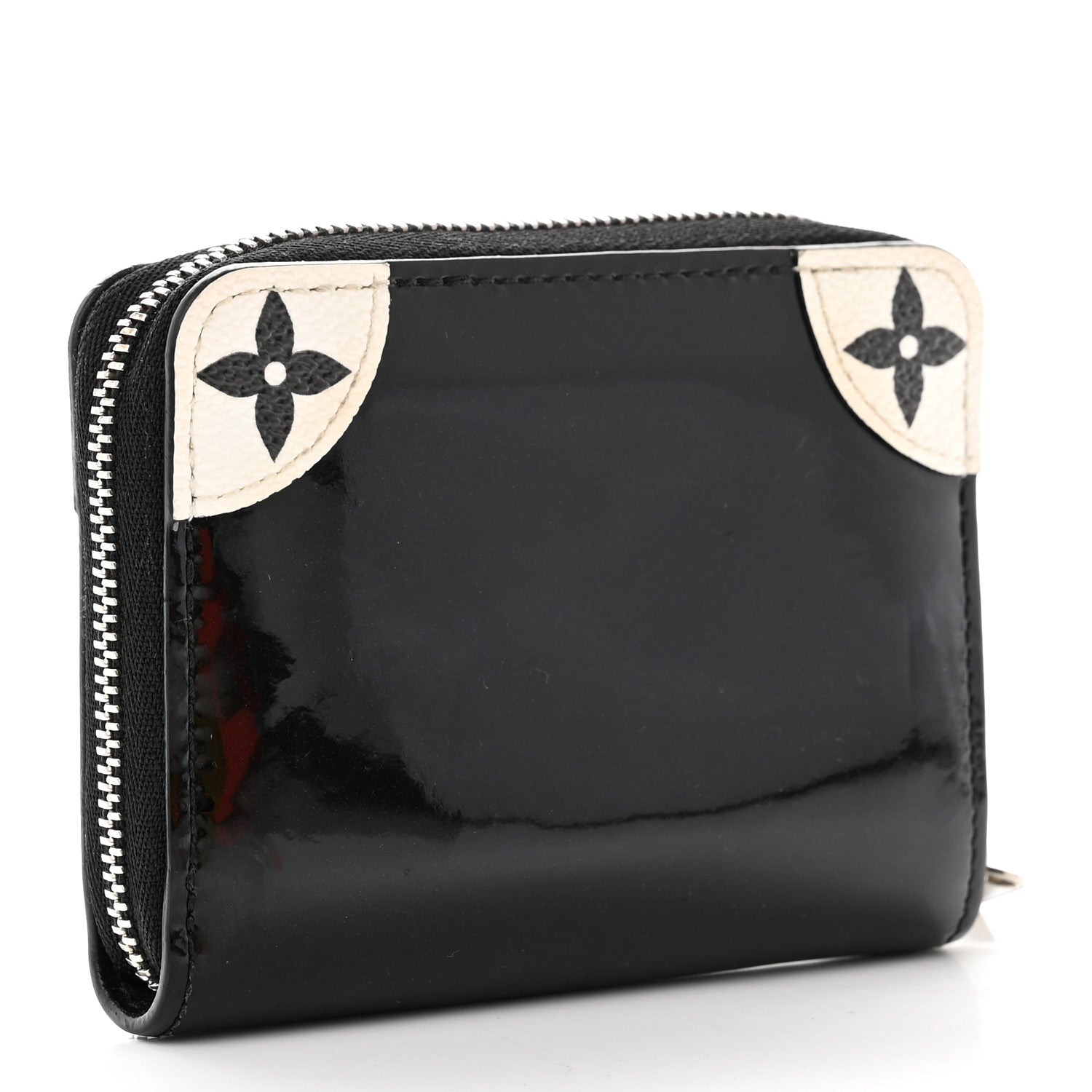 Louis Vuitton Patent Miroir Venice Zippy Coin Purse Black 3 of 7