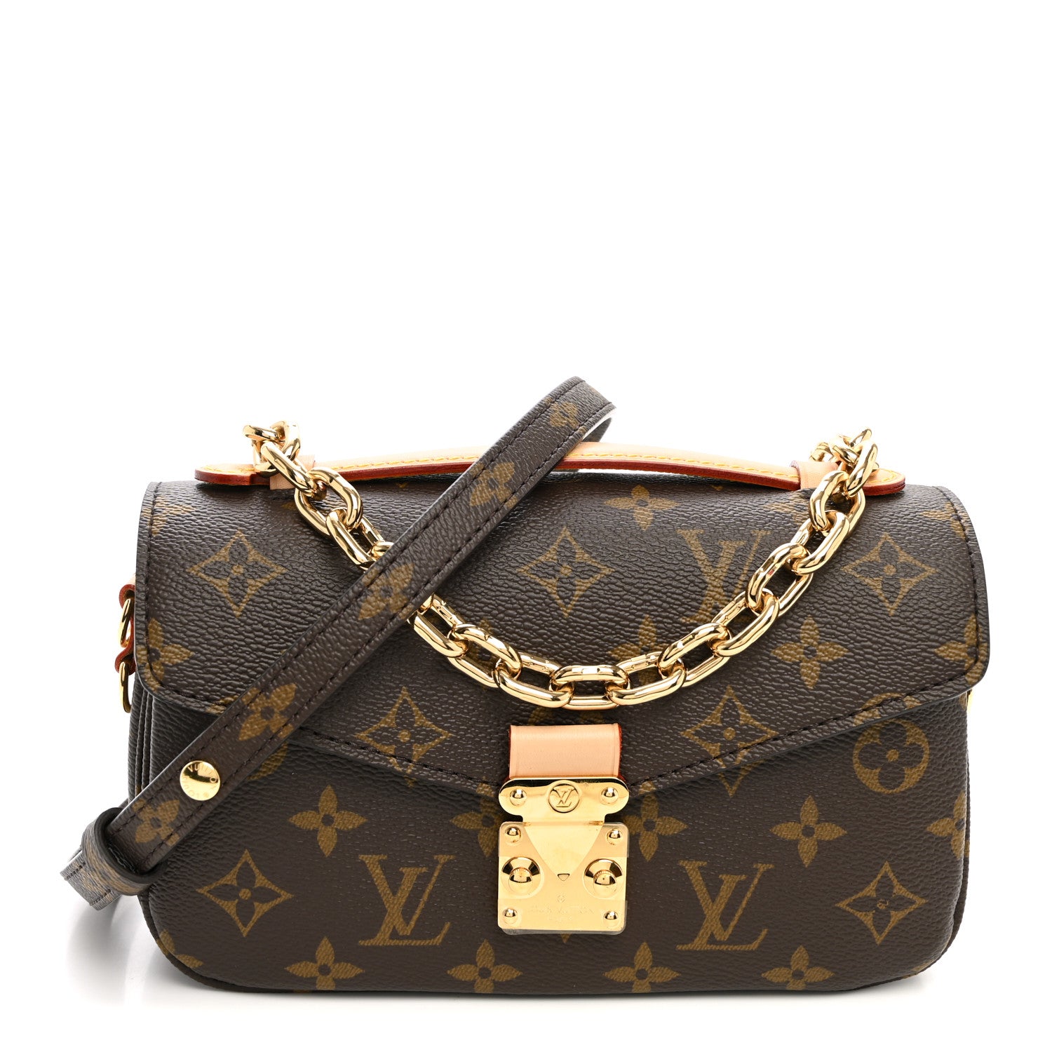 Louis Vuitton Monogram Pochette Metis East West 1 of 9