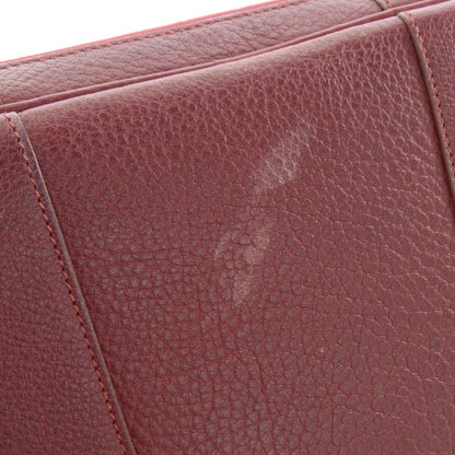 Hermes Toile Leather Garden Party PM Rouge Imperial 5 of 8