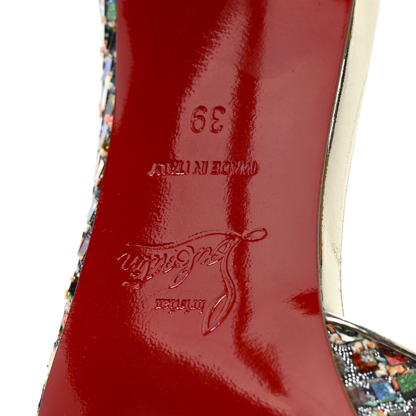 Tresse Vitraux Specchio Iriza 100 Pumps 39 Multicolor Silver