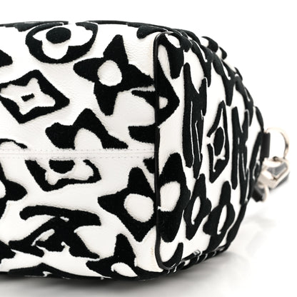 Louis Vuitton X UF Tufted Monogram Speedy Bandouliere 25 White Black 10 of 10