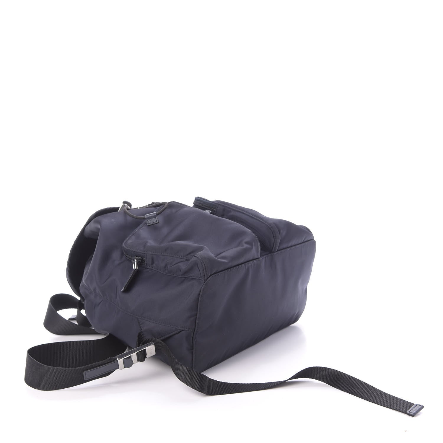 Prada Nylon Vela Medium Backpack Bleuette 3 of 11