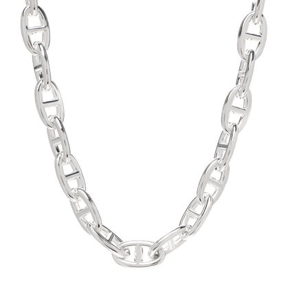 Hermes Sterling Silver GM Chaine D'Ancre Necklace 1 of 6