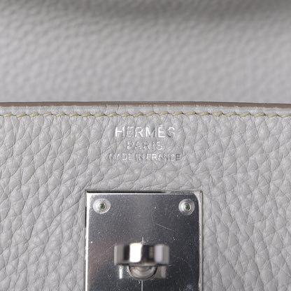 Hermes Taurillon Clemence Kelly Retourne 32 Gris Perle 8 of 13
