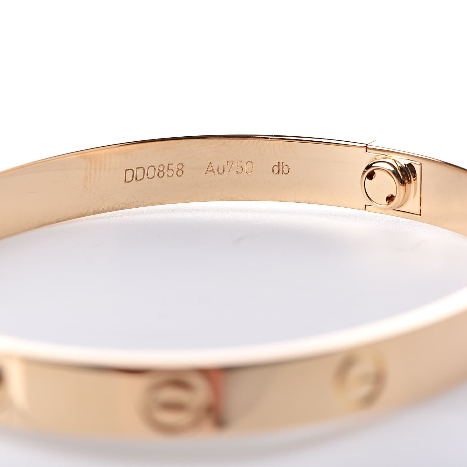 Cartier 18K Yellow Gold LOVE Bracelet 17 5 of 7