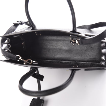 Saint Laurent Grained Calfskin Baby Sac De Jour Black 5 of 9
