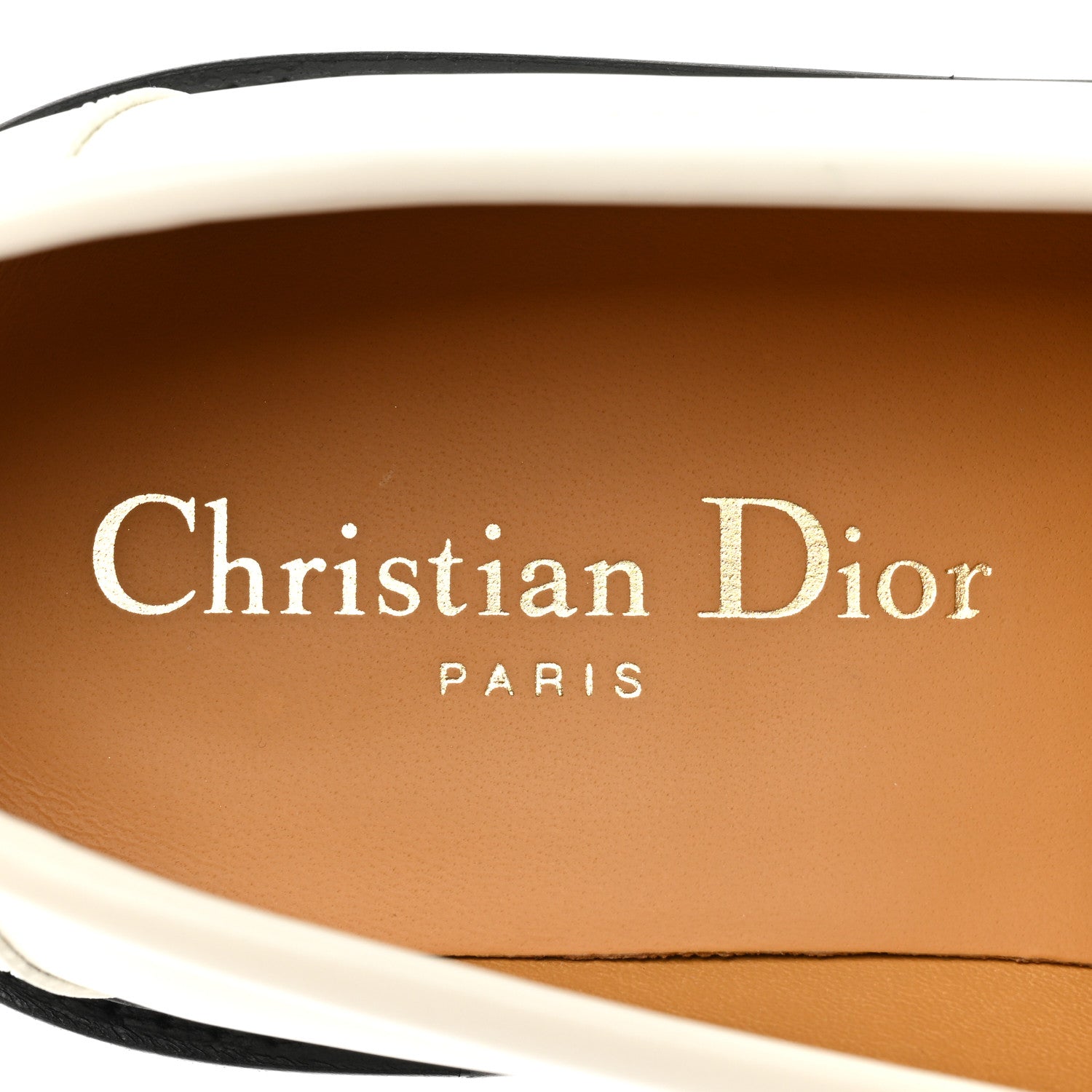 Christian Dior Brushed Calfskin Boy Loafers 35 White 7 of 13