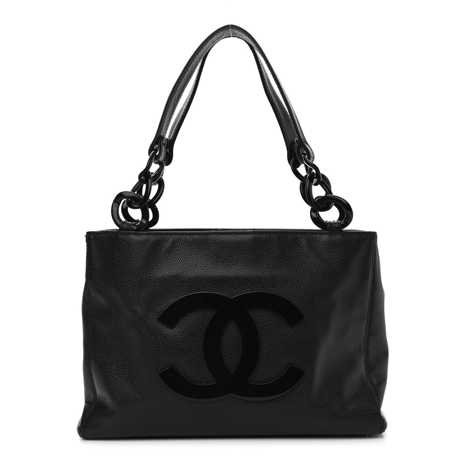 Chanel Caviar Bekko Chain Tote Black 1 of 9