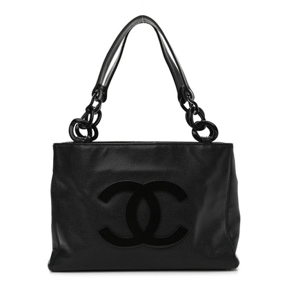 Chanel Caviar Bekko Chain Tote Black 1 of 9