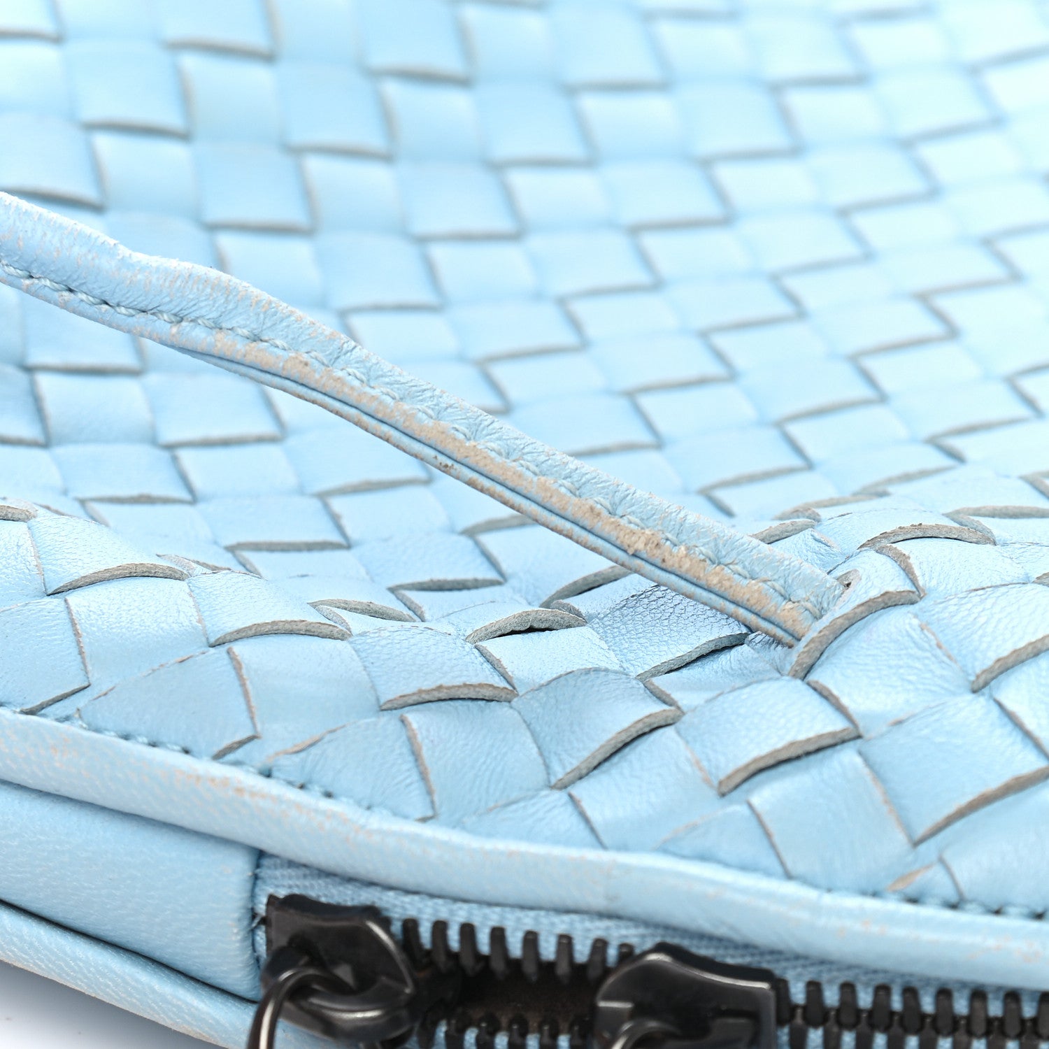 Bottega Veneta Nappa Intrecciato Crossbody Pillow Light Blue 9 of 9
