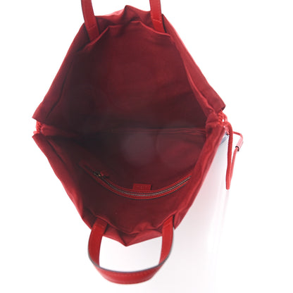 Gucci Canvas Logo Sylvie Stripe Drawstring Backpack Red 4 of 8