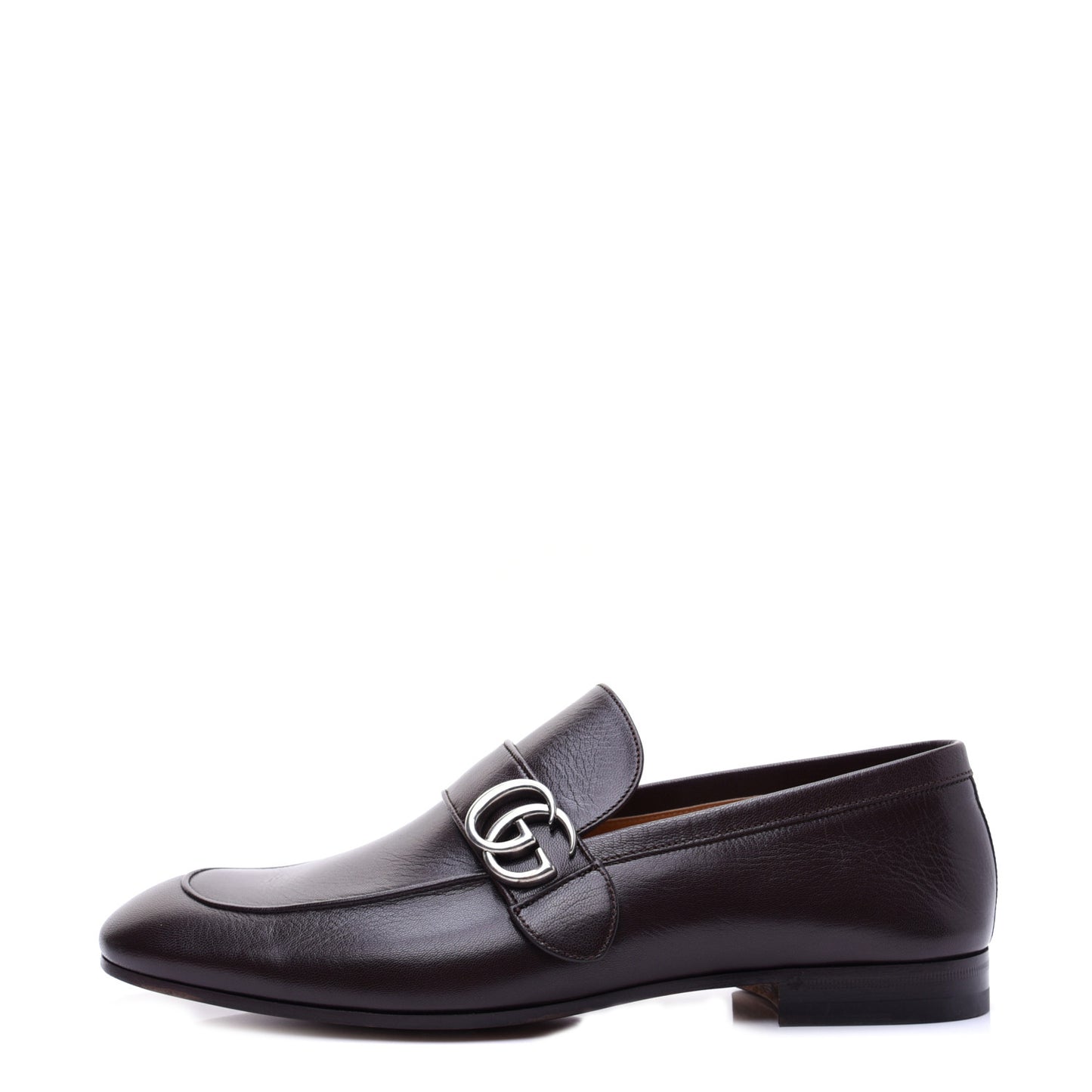 Goatskin Mens GG Loafers 9.5 Cocoa